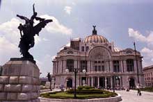Palacio de Bellas Artes escenario de la cultura en Mexico