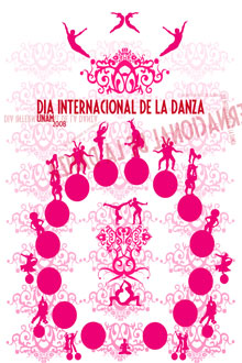Cartel ganador de la Convocatoria UNAM: DÃ­a Internacional de la Danza 2008