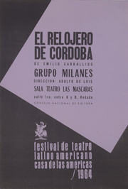 Emilio Carballido, 22 de mayo de 2008 en el Palacio de Bellas Artes: El relojero de Cordova