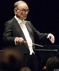 Ennio Morricone en concierto con la Sinfonietta Roma en el Auditorio Nacional