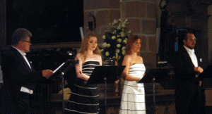 Cuarteto Vocal Aveiros se presentÃ³ en el Festival San Luis, 2008 