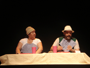 Nuestra Señora de las nubes con la actuación de Norma Angélica y Arturo DÃaz de Sandy, se presenta en el Teatro Casa de la Paz, enero 2010 Nuestra Señora de las nubes con la actuación de Norma Angélica y Arturo DÃaz de Sandy, se presenta en el Teatro Casa de la Paz, enero 2010