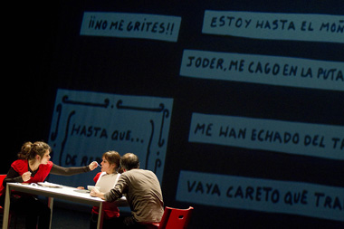 Pedro Lanzas presentó Crack! La rebelión de las lágrimas, producción de La Mordiente Teatro en la XXIX Edición del Festival de Teatro de Málaga, febrero 2012 Pedro Lanzas presentó Crack! La rebelión de las lágrimas, producción de La Mordiente Teatro en la XXIX Edición del Festival de Teatro de Málaga, febrero 2012