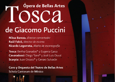 Ramon Vargas Director Artistico de Opera de Bellas Artes, julio 2013: Tosca