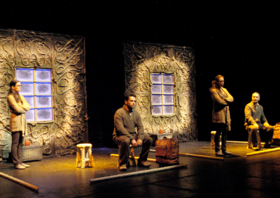 Tangram de Hugo Wirth, con direccion de Ernesto Alvarez se presenta en el Teatro Julio Castillo, julio 2013